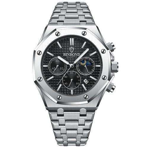 Mechanical Mens Watches Fashion Automatic Male Clock Blue Stainless Steel Waterproof Business Skeleton Watch…