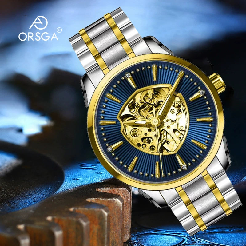 Mens Watches Waterproof Stainless Steel Adjustable Bracelet Watch Quartz Analog Watch for Men Fashion Business Classic Mens's Wrist watch's Casual Watches