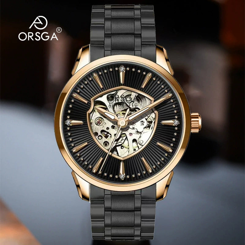 Mens Watches Waterproof Stainless Steel Adjustable Bracelet Watch Quartz Analog Watch for Men Fashion Business Classic Mens's Wrist watch's Casual Watches