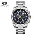 Men's Icon High Precision Quartz Chronograph Watch, Curved Mineral Crystal